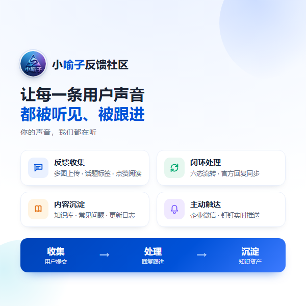 小喻子反馈社区